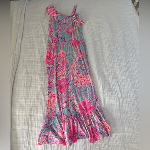 Lilly Pulitzer Pink and Blue Floral Dress